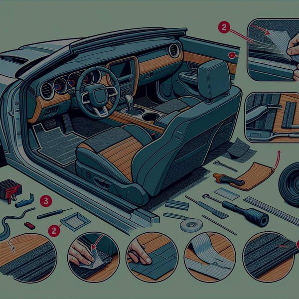 What's the Best Method for Installing Sound Deadening Material in a Dodge Challenger?